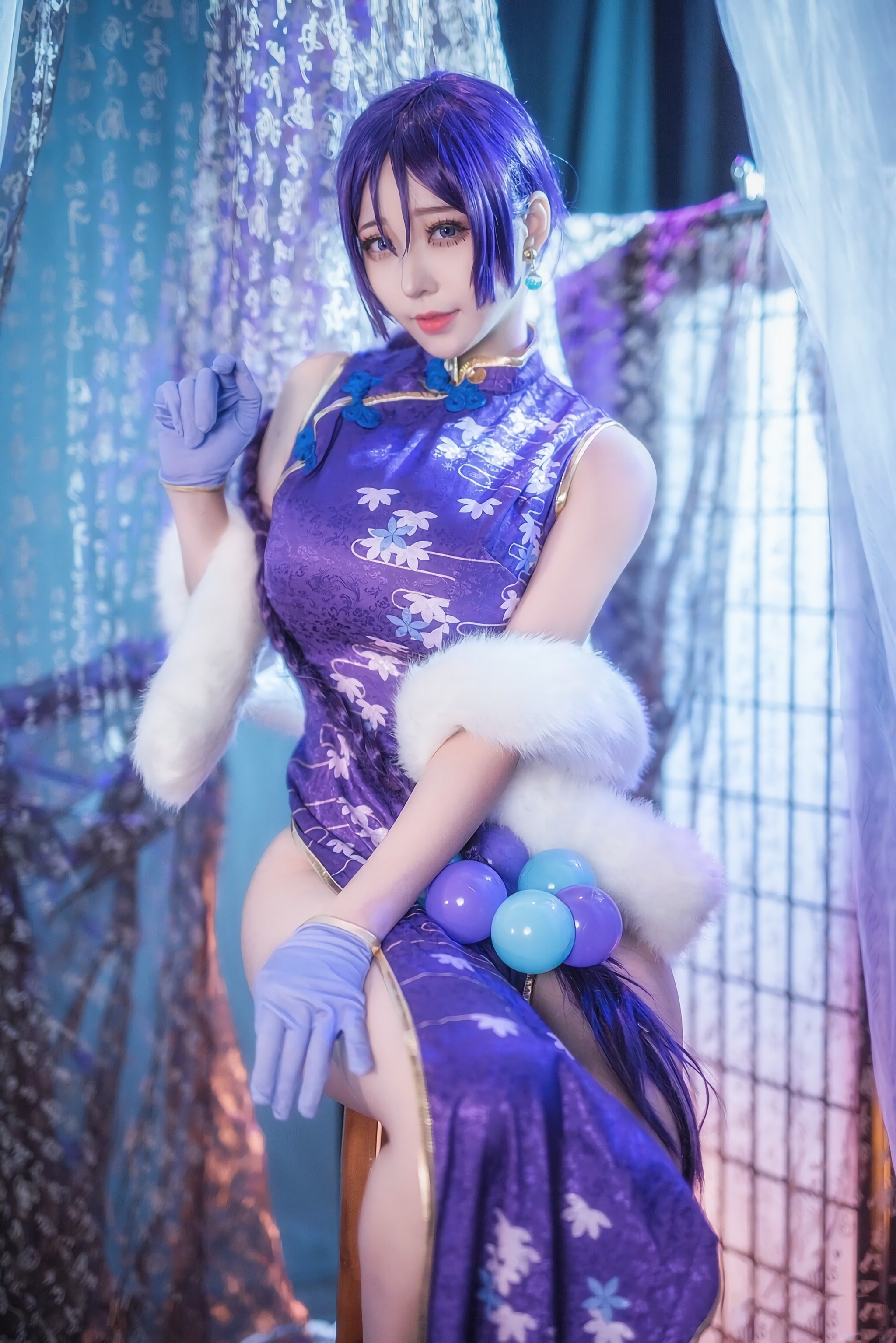 图片[1]-菌烨tako – NO.001 FGO源赖光-旗袍[19P]-XikXak